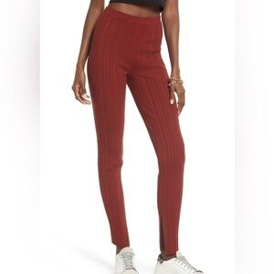Open Edit Split Hem Sweater Pants, size S